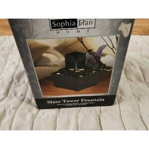 Table Waterfall Fountain Meditation Indoor Waterfall Feature Home Decor New
